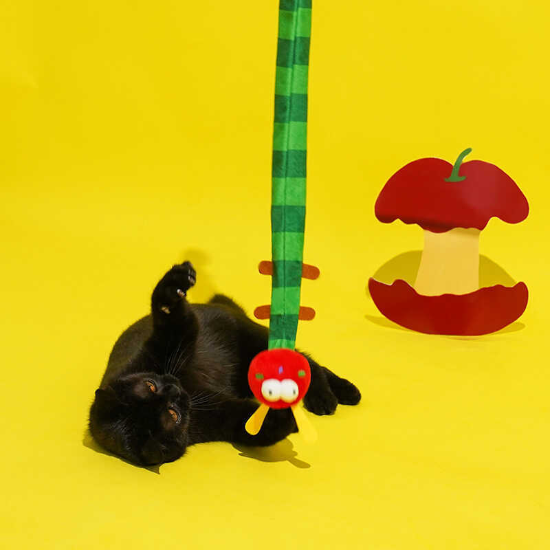 Zezeze Dachshund Caterpillar Caterpillar Tulip Cat Teasing Stick Đồ chơi thú cưng Mèo trêu chọc Dụng