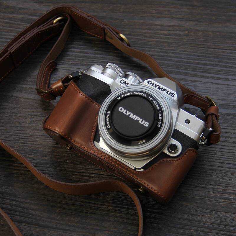 Thích hợp cho vỏ máy ảnh Olympus EM10 3 em10iii Đế thế hệ thứ ba EM10II / EM10IV Tay cầm nửa bộ