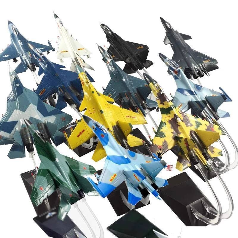 Mô hình lắp ráp máy bay chiến đấu mô phỏng J-7 J-8 J-15 Su-27 Su-30 Su-31 Su-34 Su-35 J-20
