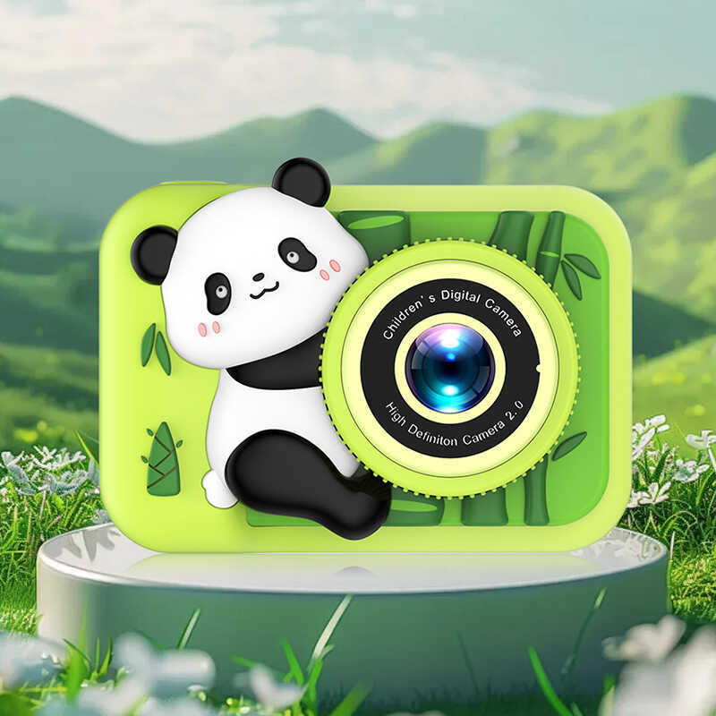 Sản phẩm mới Panda Máy ảnh kỹ thuật số trẻ em HD Video chụp ảnh kép Quà tặng máy ảnh Mini