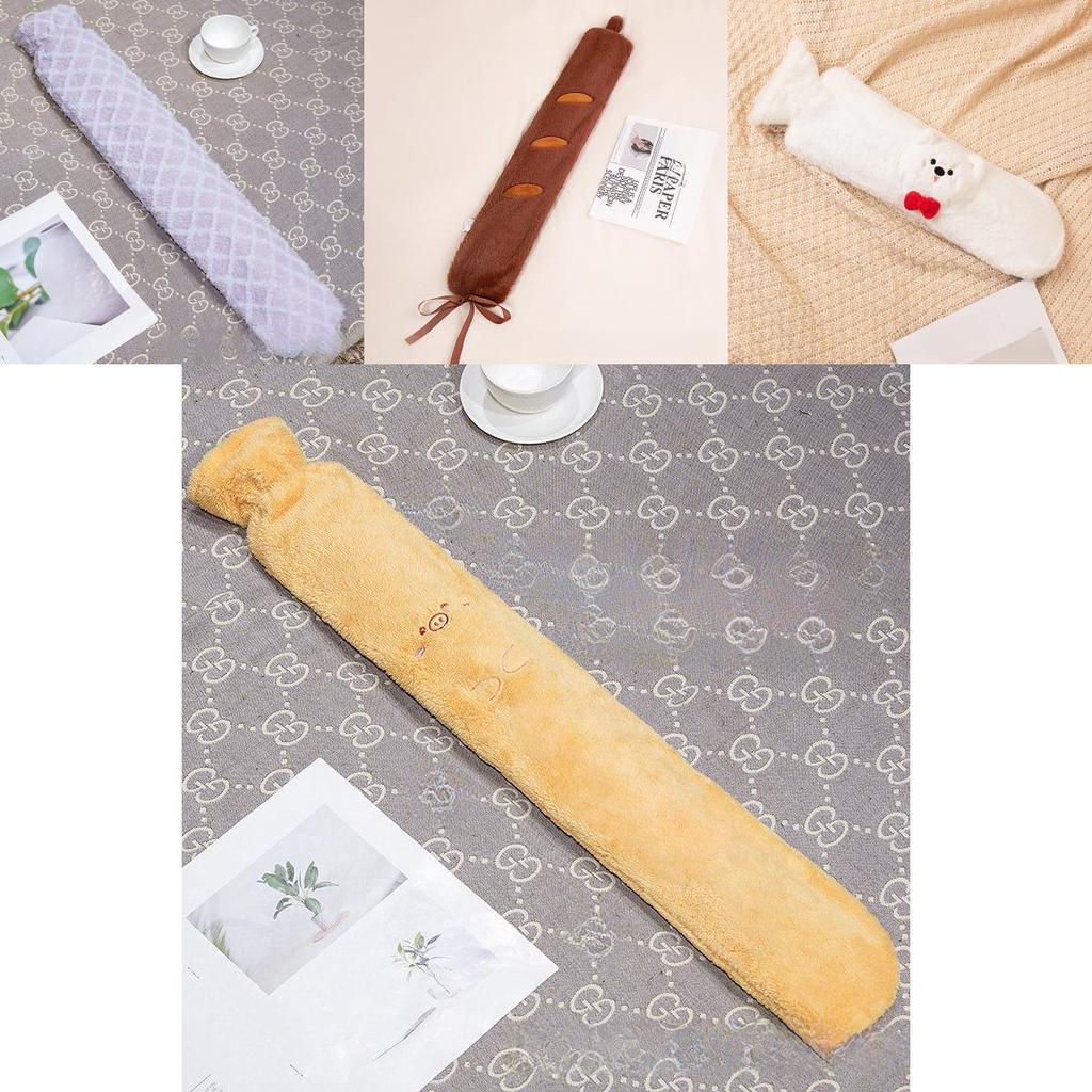 Hình Con Heo Hoạt Hình Túi Nước Dài Có Vỏ Mềm Để Chăn Ga Gối Ấm Áp Giảm Đau