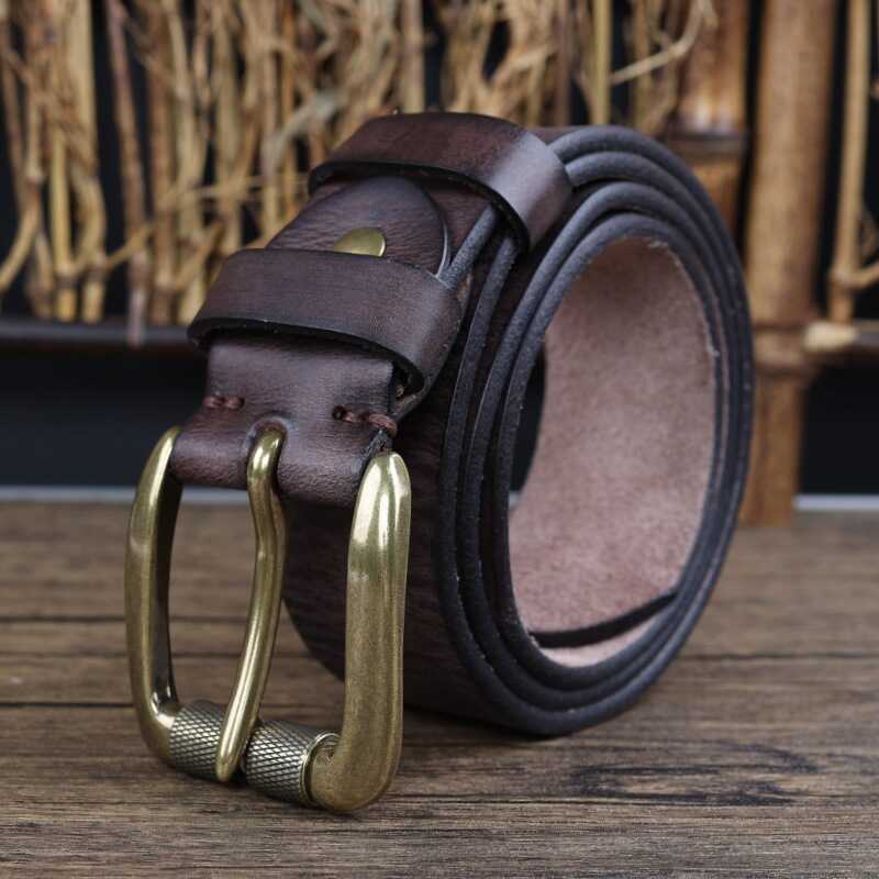 Dày Mỹ Retro Nam, Da Bò Nguyên Chất, Phù Hợp Với Quần Jean Ami Kaki