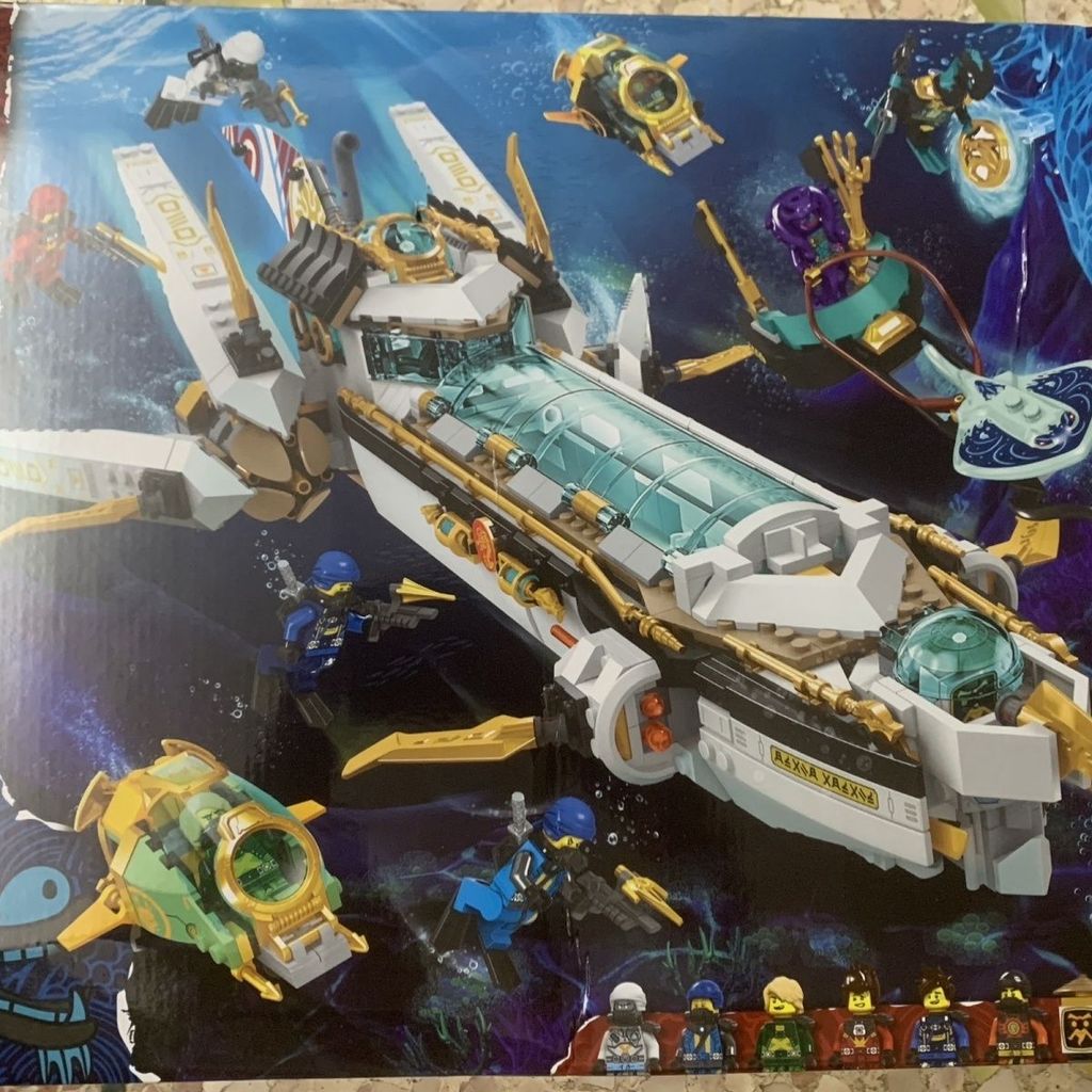 Tương thích 71756 Ninjago Destiny's Bounty Tàu Dưới nước đồ chơi  Mô hình Lắp ráp Có sẵn Quà t