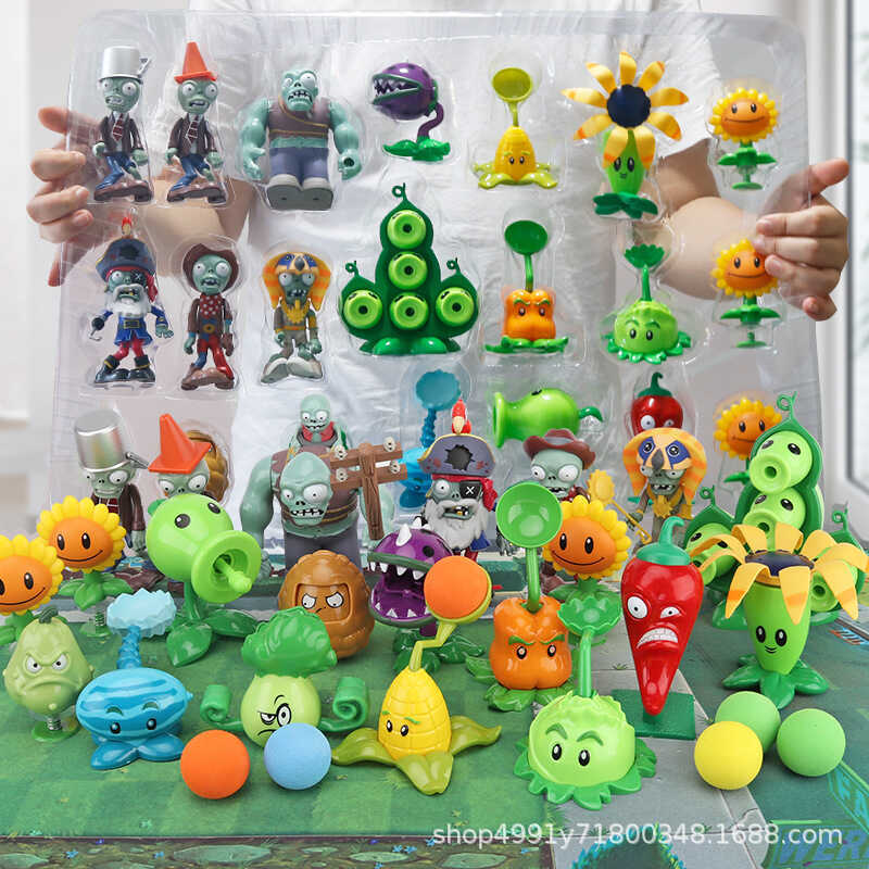 Thực vật vs. Zombies Đồ chơi Pea Pods Boomerang Corn Pitcher Cướp biển Zombies khổng lồ Zombies Bộ z