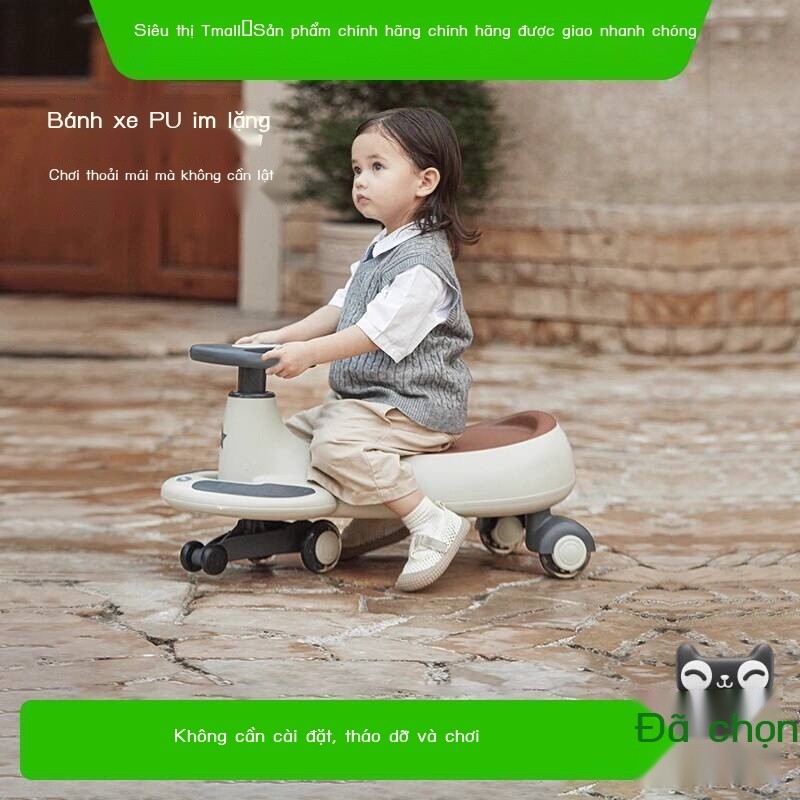 [SIÊU HOT 2025] Đồ Chơi Beiyi Twist Chống Lật Đẩy Bé Xe Đu Cho Trẻ Em