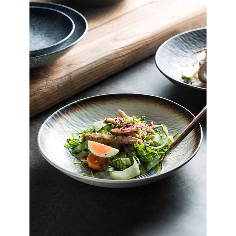 Cao Cấp Gốm Đĩa Đĩa Gia Đình Khuấy-Fry Đĩa Cá Đĩa Lạnh Đĩa Pasta Đĩa Salad Đĩa Sâu Đĩa