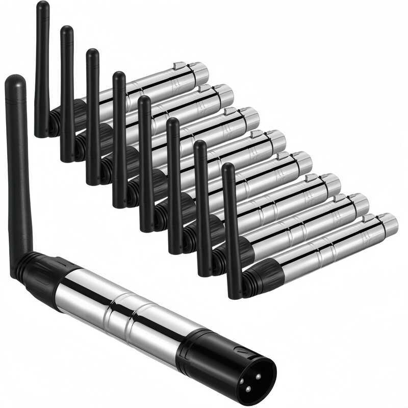 Bộ thu điều khiển không dây Dmx512 2.4g dmx512 Bộ thu phát tín hiệu dmx Sử dụng đèn sân khấu