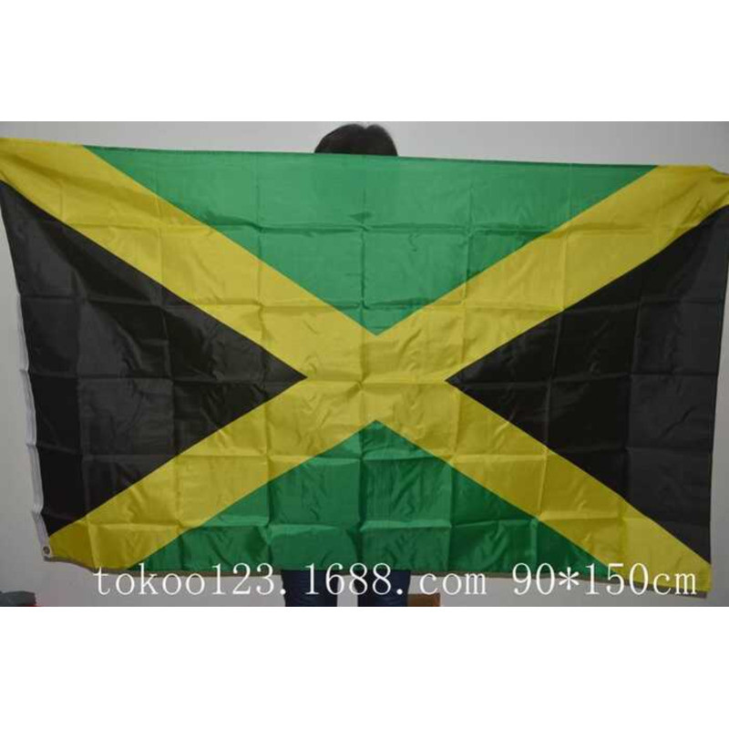 F964 90 * 150cm 3 * 5ft Cờ Jamaica Jamaica Fg
