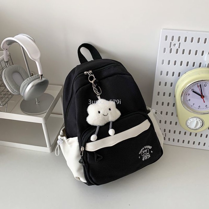 Cặp đi học đơn giản, mini, nhẹ và đa năng, đi làm, ba lô đi chơi dung tích lớn, ba lô học sinh dễ t