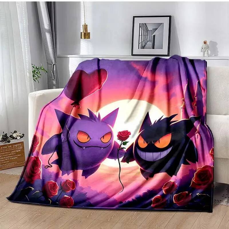 17 Kiểu G-Gengar In Hình Ném Chăn Quà Tặng Sinh Nhật Giáng Sinh Cho Nữ Nam Thiếu Niên Bé Trai Bé Gái