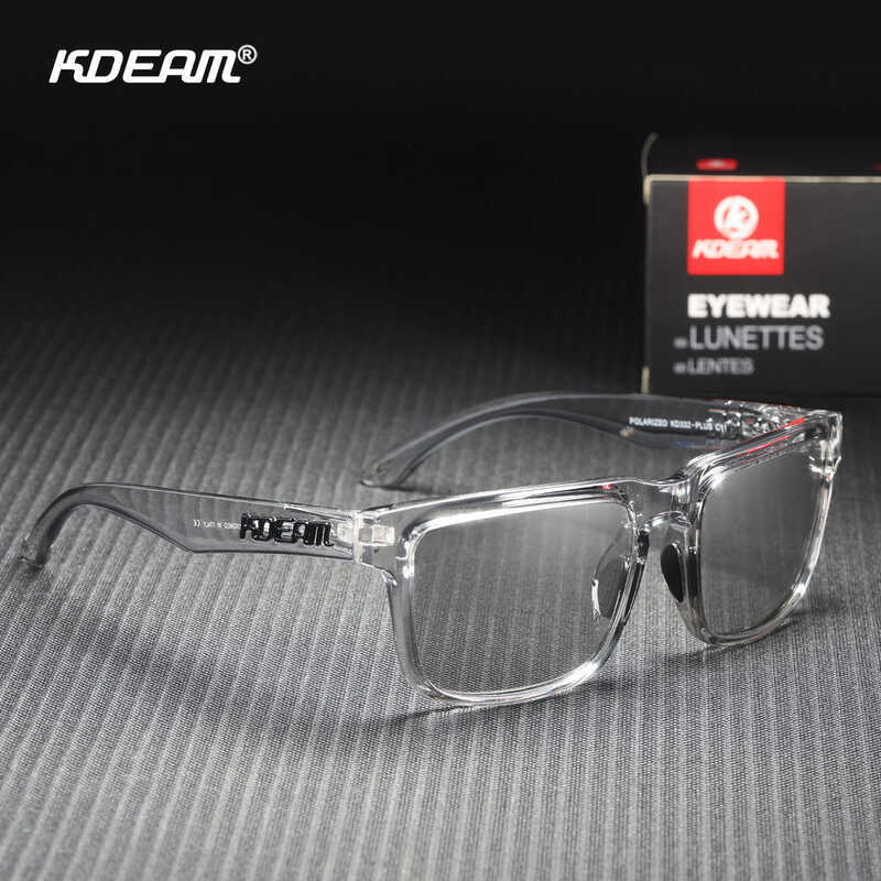 Kính lái xe phân cực vuông cổ điển KDEAM 332-PLUS - Mẫu kính râm thể thao ngoài trời