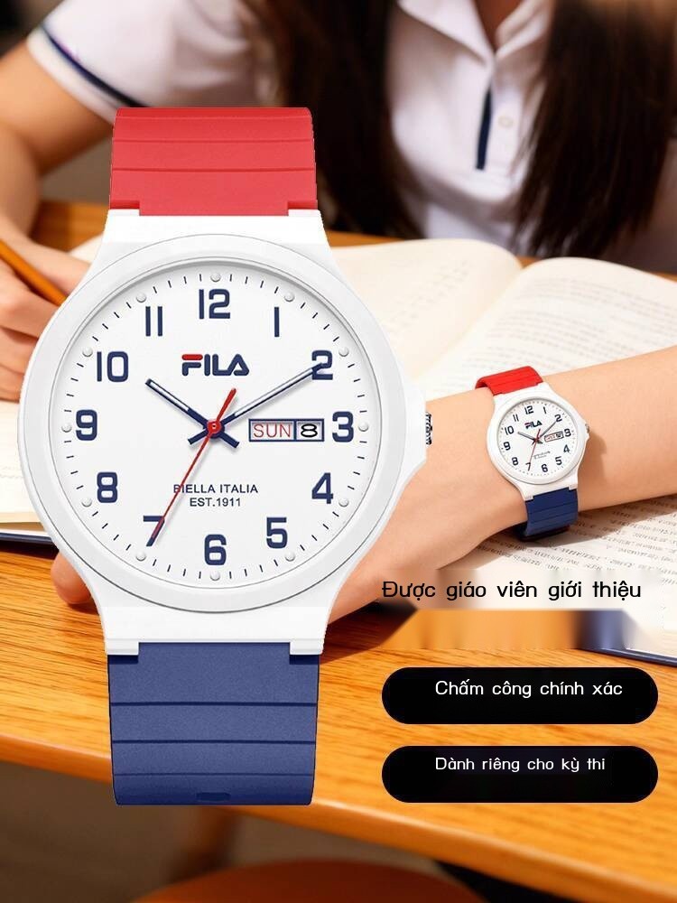 [Siêu Sale] Đồng nữ FILA sinh, trẻ em cơ sở và trung học phổ thông, thanh thiếu niên, đồng hồ phát