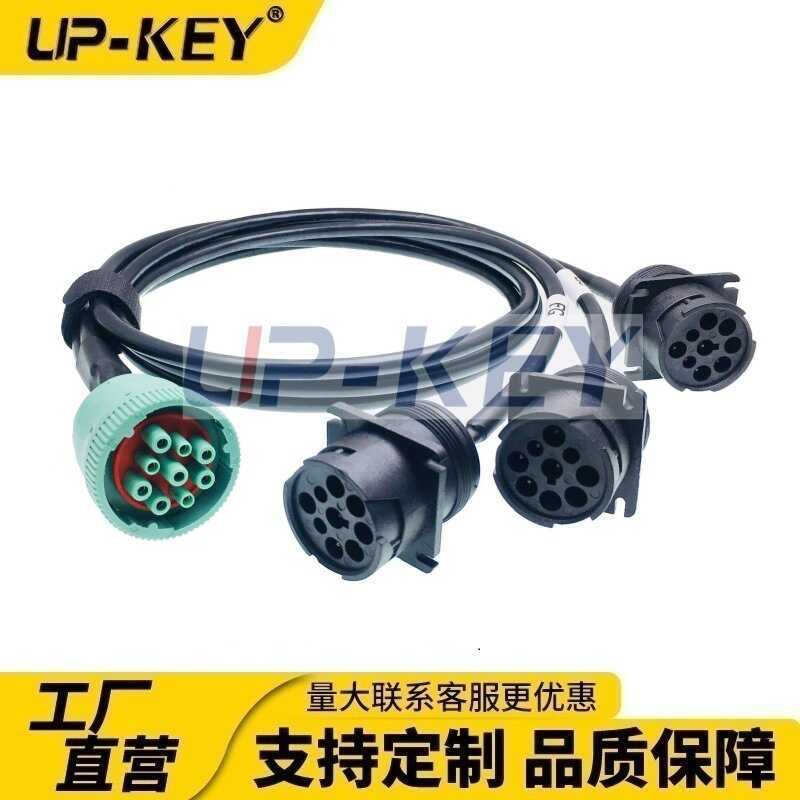 Xe Tải J1939 Nam Nữ Adapter Phát Hiện Cáp J1708 Thẻ Nặng Cáp Đọc Dữ Liệu Cáp Kết Nối OBD