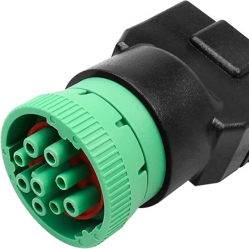 Bộ chuyển đổi J1939 sang OBD2 J1939 Nam 9P cho đầu nối thiết bị chẩn đoán ô tô Bộ chuyển đổi obd