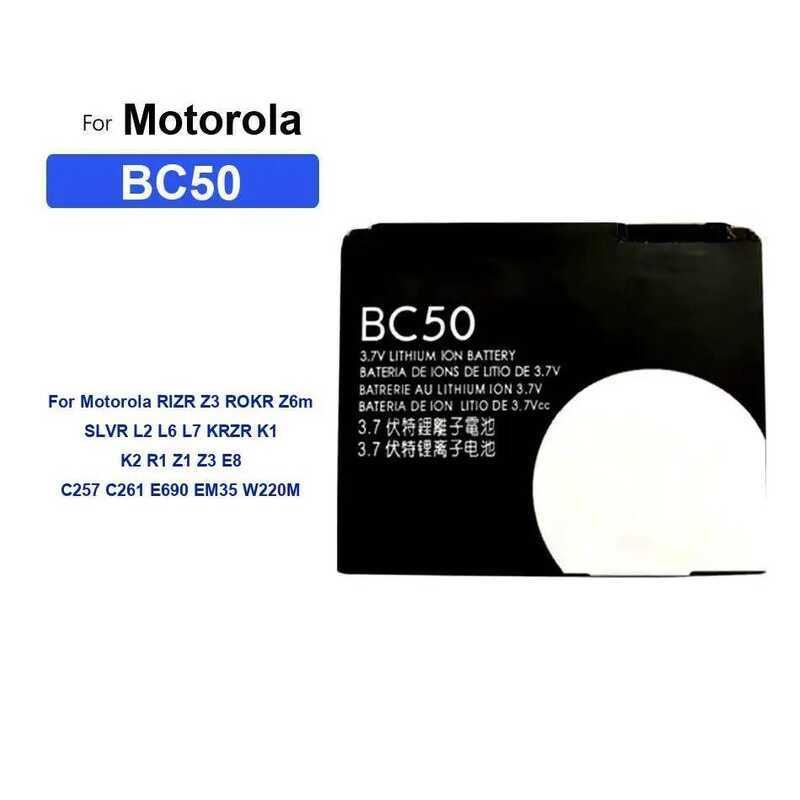 Pin BC50 700mAh Dành Cho Motorola Moto Rizalr Z3 Rokr Z6m Slvr L2 L6 L7 Krzr K1 K2 R1 Z1 Z3 E8 C257 