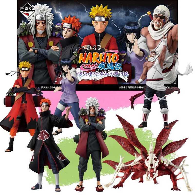 BANDAI Ichiban Kuji Naruto Uzumaki Hyuga Hinata Pain Killer Bee Jiraiya Mô Hình Nhân Vật Anime Đồ Ch