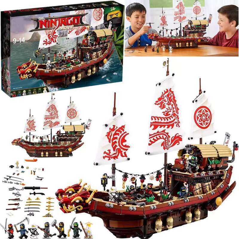 [LEGO] Bộ lắp ráp 70618 Pháo đài di động trong phim Ninja Huyền Bí: Tàu vũ trụ Destiny Bounty - Quà 