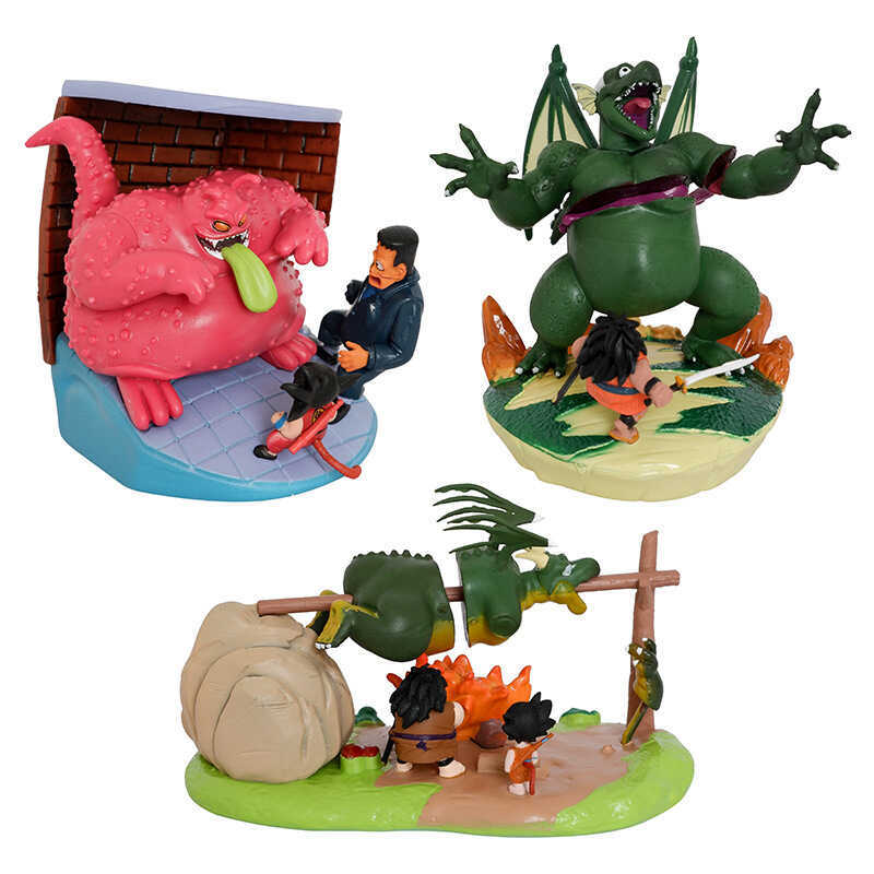 Dragon Ball GK Trứng Lớn Yachirobe Nướng VS Simbaru Goku Kuzhan Big Fat Dragon Hình Mẫu Trang Trí