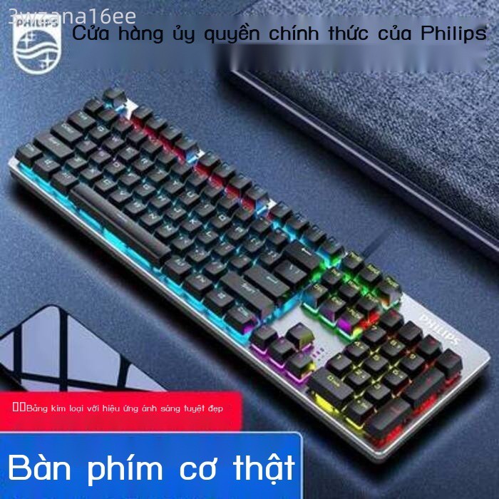 [GIÁ TỐT CHỌN MẪU] Bàn phím cơ AOC GK410 True Mechanical Keyboard Blue Switch có dây, dành cho PC,