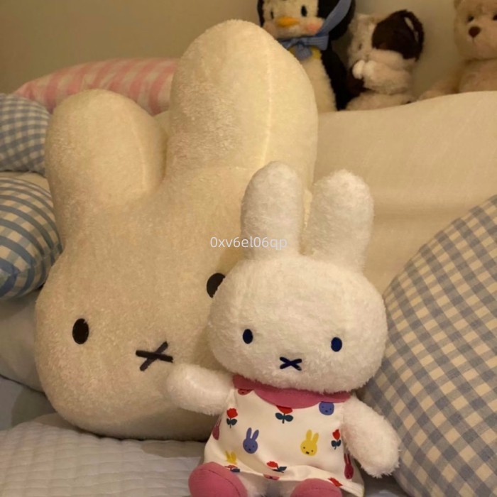 Búp bê đồ chơi sang trọng Miffy Rabbit dễ thương Váy công chúa Búp bê thỏ Miffy