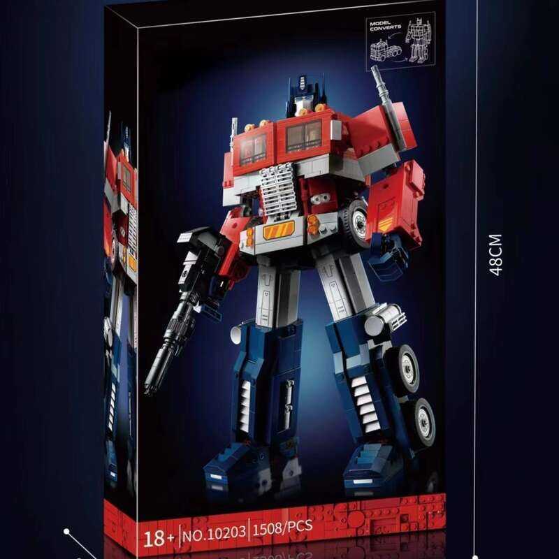 [LEGO] Optimus Prime Transformers 10302 Mô hình đồ chơi lắp ráp robot xe Mecha cho bé trai Tương thí