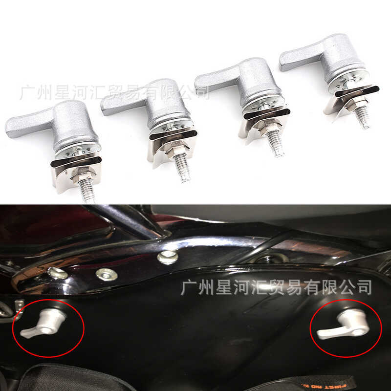 Xe Máy Harley Glider Street Glider Supreme Glider Sửa Đổi Bên Hộp Chống Trộm Vít Bên Hộp Vít Vít