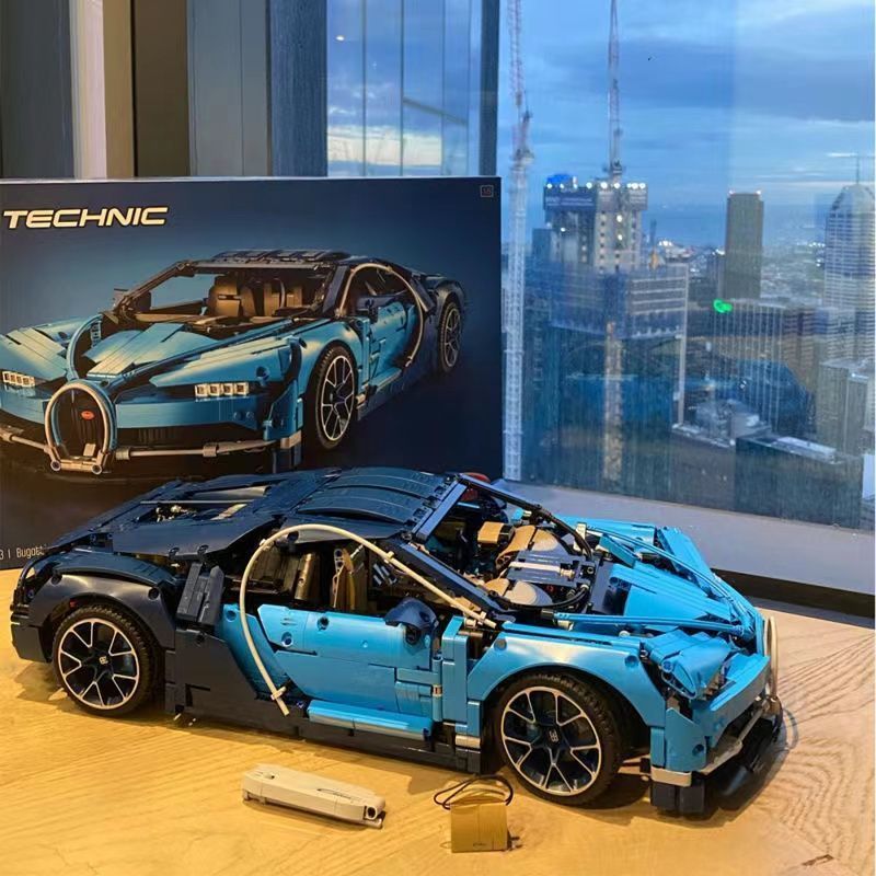 👉🔥Tương Thích 🔥👈 42083 Bugatti Chiron Siêu Xe Cơ Khí Điện Mô Hình Lắp Ráp Đồ Chơi Nam Có Sẵn