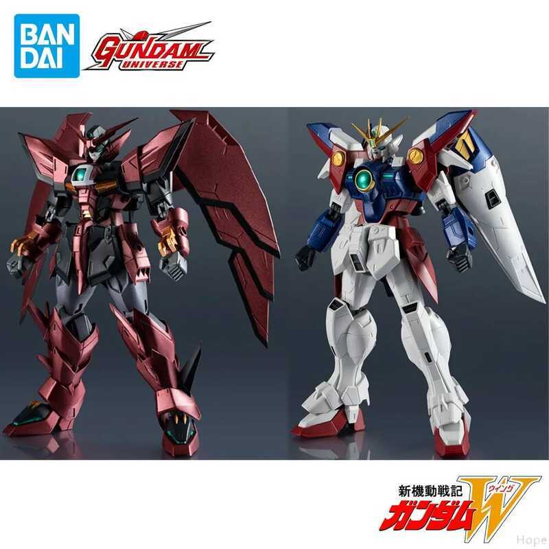BANDAI GUNDAM UNIVERSE Unicorn Epyon Wing Gundam Zero Figure Anime Action Mô Hình Lắp Ráp Đồ Chơi