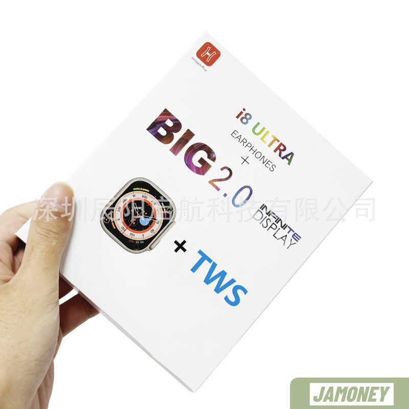 Đồng hồ thông minh I8 Ultra và tai ngheBluetooth, bộ đôi tiện lợi cho cuộc gọi