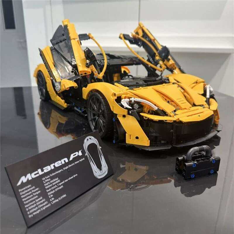 [LEGO] 42172 McLaren P1 Siêu mô hình xe điều khiển từ xa độ khó cao, đồ chơi cho bé trai Tương thích