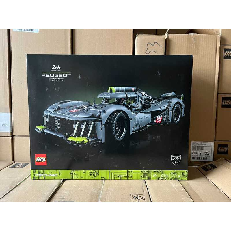 LEGO 42156 Peugeot 9X8 Siêu Thể Thao Xe Đua Le Mans Bộ Cơ Khí Dành Cho Bé Trai Đồ Chơi Xếp Hình