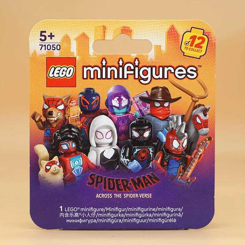 LEGO 71050 Spider-Man: Across the Spider-Verse Bộ 12 Mô Hình Nhân Vật Ngẫu Nhiên Trong Hộp Khóa Mật