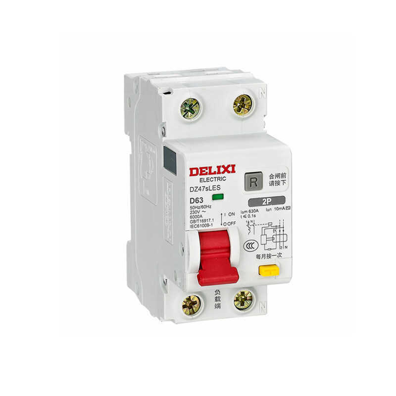 Bộ ngắt mạch rò rỉ DZ47SLES 2P 10A16A20A25A32A40A50A63A Loại AC cỡ nhỏ