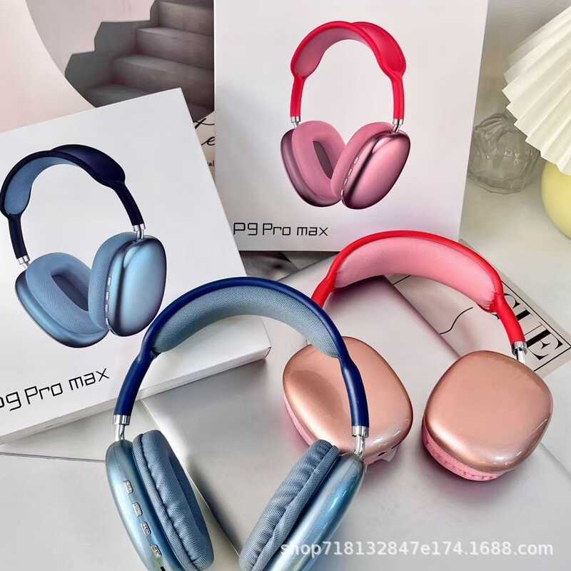 P P P9 pro max Tai nghe Bluetooth Loa siêu trầm không dây Điện thoại di động Tai nghe đa năng