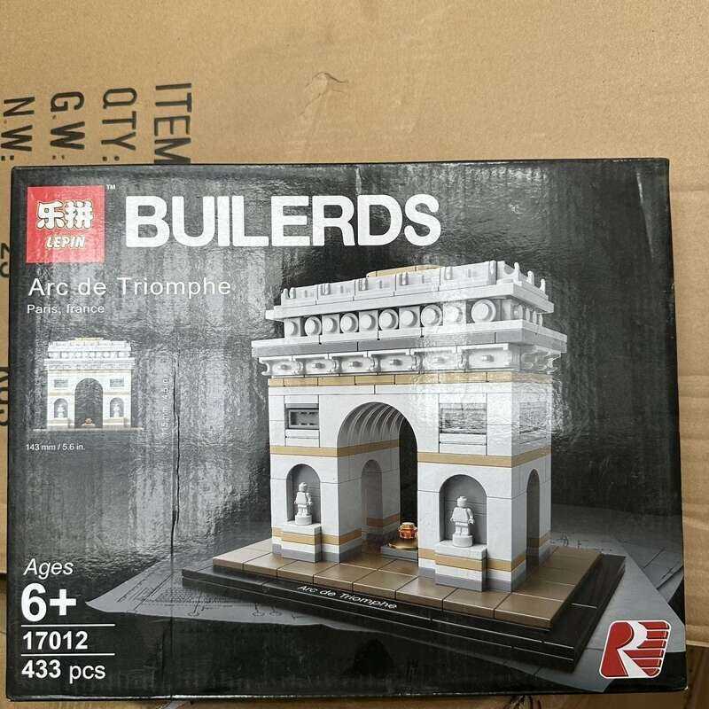 [LEGO] LEPIN17012 Mô hình lắp ráp thành phố Landmark Khải Hoàn Môn, đồ chơi khối xây dựng giáo dục T