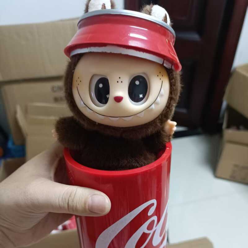 Labu Coca-Cola Hidden Vinyl Face Series Hộp Bí Ẩn Trái Tim Macaron Sang Trọng Mặt Dây Chuyền Đồ Chơi