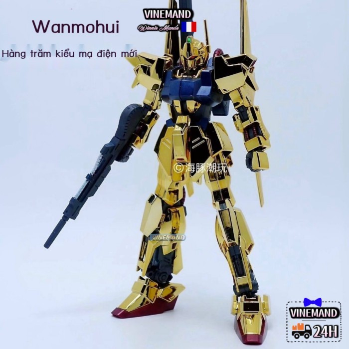 [WM H] ξ Girl B Love shi phiên bản mạ điện HG1/144 mẫu lắp ráp Hình ξ Girl B Love shi
