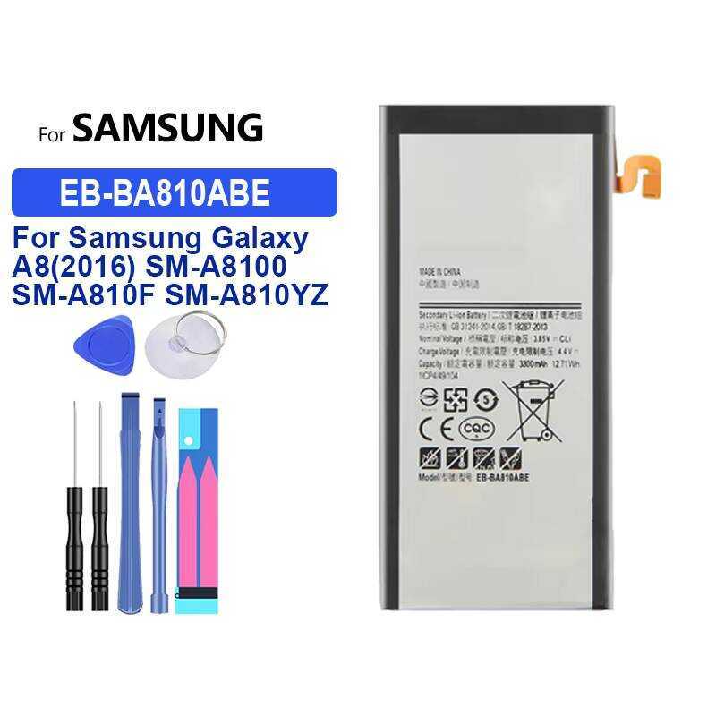 Bty EB-BA810ABE Dành Cho Samsung Galaxy A8 2016 SM-A8100 SM-A810F SM-A810YZ SM-A810S A810F DS SM-A81