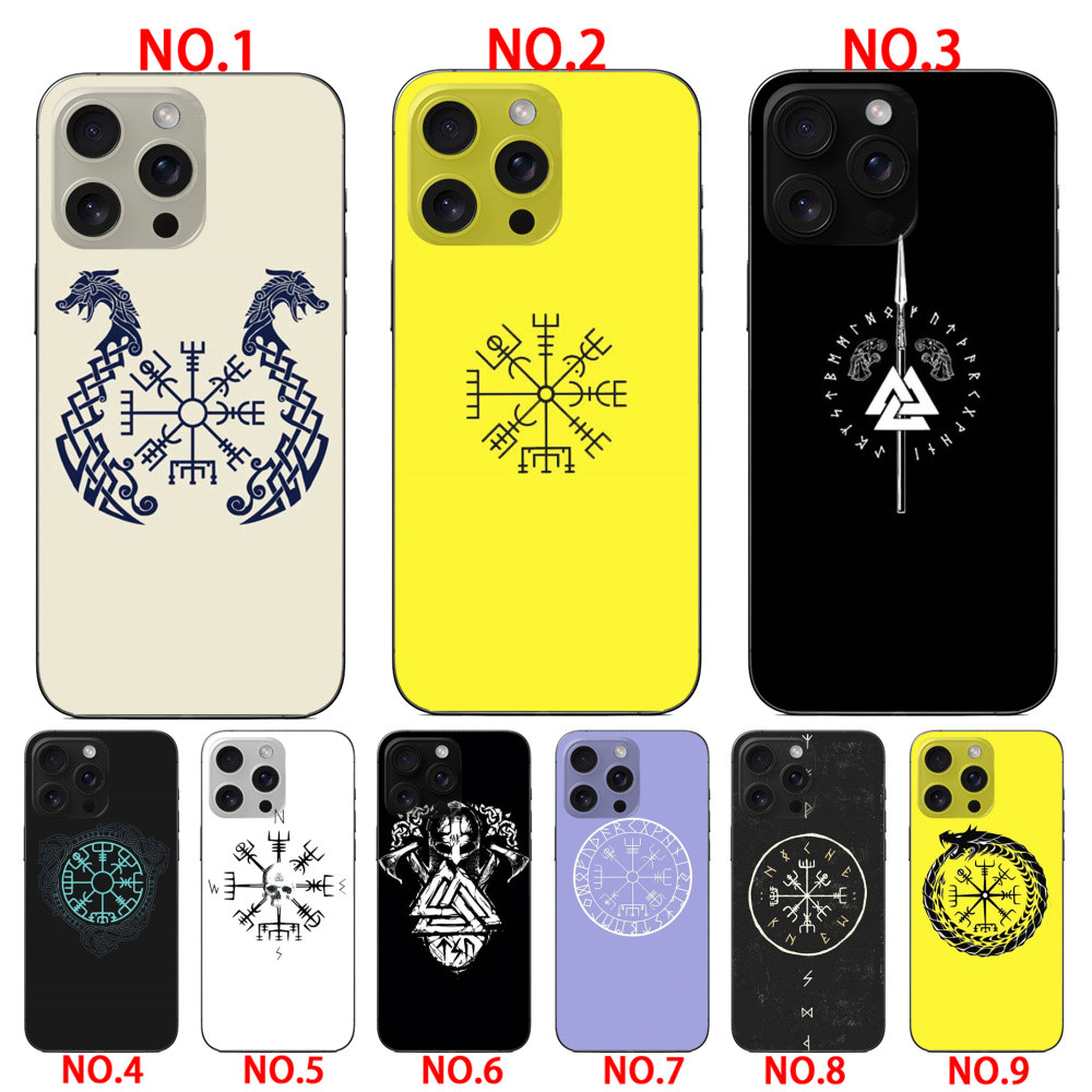Ốp điện thoại Viking Vegvisir Odin Bắc Âu tất cả các mẫu cho Honor X9A X9B X8B X6 4G 90 X7B 200 Smar