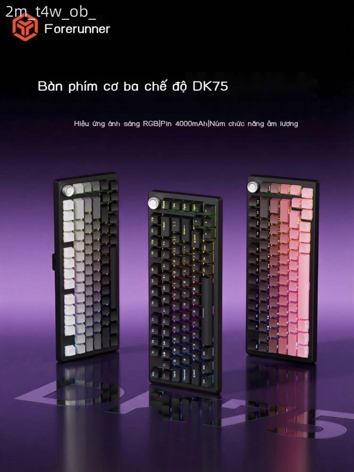 (HÀNG HOT) Bàn chuột cơ có Forerunner DK75 dành cho văn phòng, chơi game và thể thao điện tử, bàn p