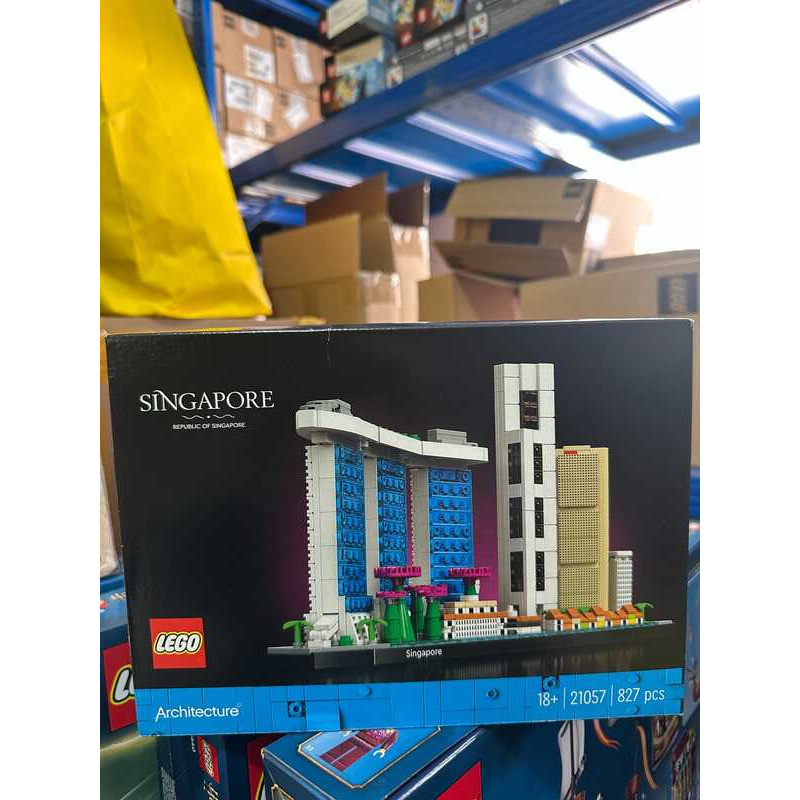 LEGO 21057 Đường chân trời Singapore, đảm bảo chính hãng 827 mảnh ghép