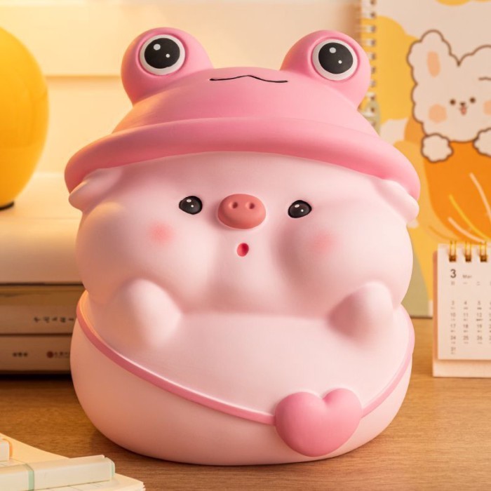 🌈 New Piggy Piggy Bank, Frog And Piggy Ornaments For Boys And Girls As Gifts, Decorative Savings C