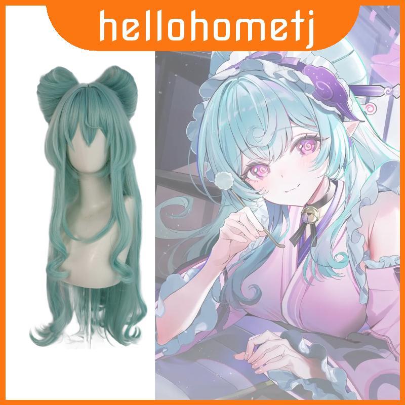 Impact Yumemizuki Genshin Mizuki Cosplay Tóc Giả Có Nơ Bướm Và Chất Liệu Lụa Nhiệt Độ Cao