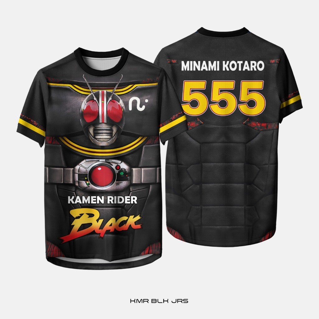 3D Super Hero Drifit 3R KMR Print Daily Jersey (KMR BLK JRS)‌‌