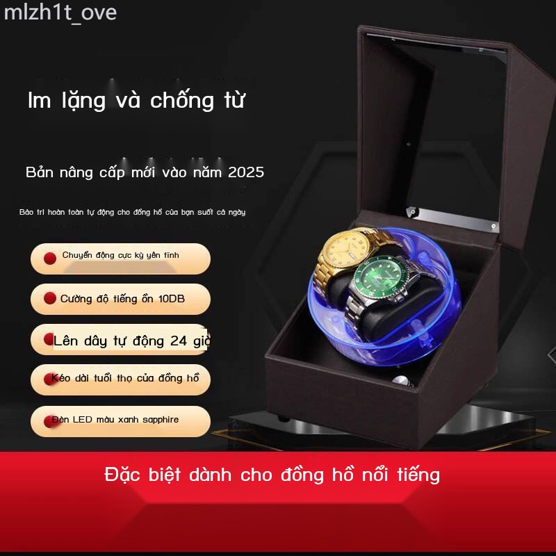 [Mẫu mới] Thích hợp cơ Rolex Omega Longines Patek Philippe Mido, hộp xoay tự động cho đồng hồ