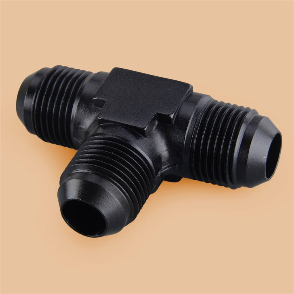 Ống Nhiên Liệu Ô Tô Dòng 3 Chiều Tee T-Piece Lắp Adapter AN6 6-AN Nam Đến 2X AN6 6-AN Nam Kết Nối