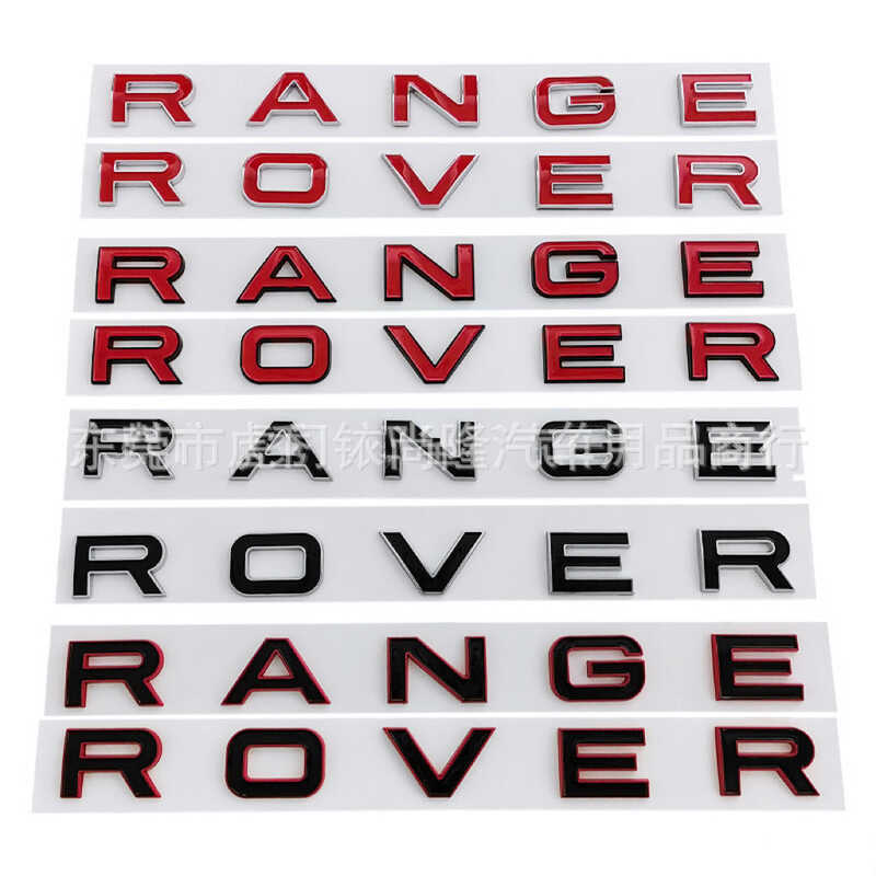 Thích hợp cho Land ROVER Cover Nhãn RANGE ROVER RANGE ROVER Nhãn dán xe hơi Nhãn xe RANGE ROVER Phiê