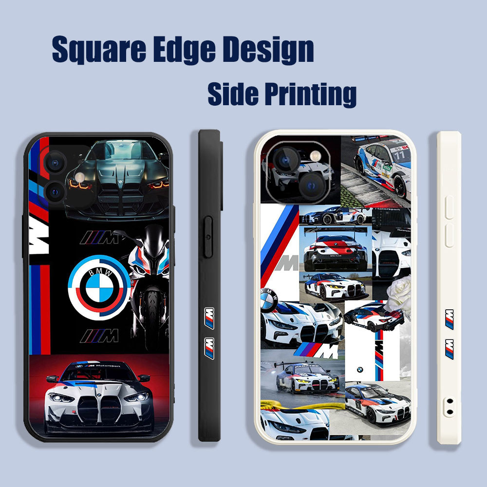 Ốp lưng cho iPhone 14 Pro Max Bmw M4 Gt4 ZDK20 Play Ốp điện thoại cạnh vuông
