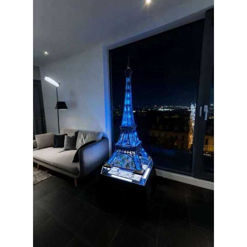 [LEGO] Bộ Đèn LED Tháp Eiffel Các Xây Dựng Đồ Chơi Tương Thích Với Lego Khối Nhựa Nhỏ Mô Hình Kiến ​