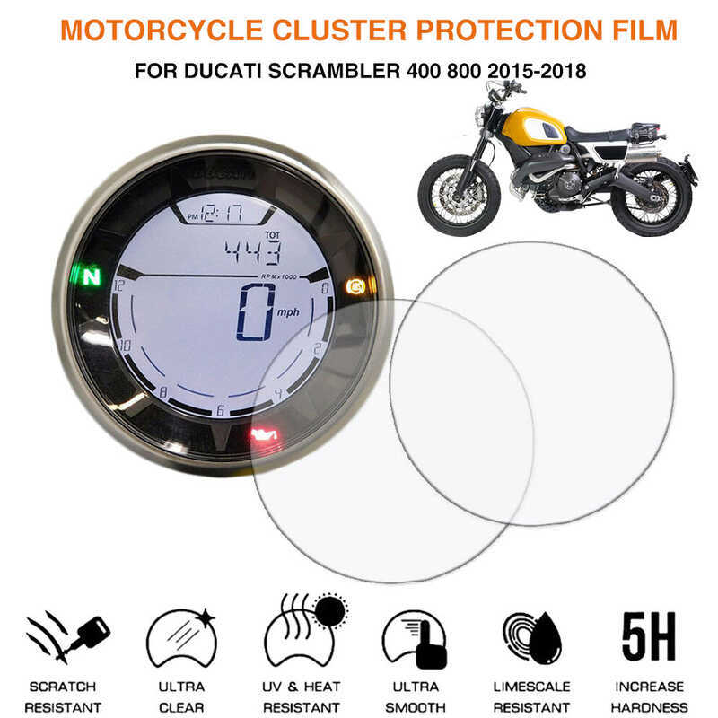 Xe Máy Đồng Hồ Tốc Độ Cụm Chống Trầy Xước Phim Bảo Vệ Màn Hình Cho Ducati Scrambler 2015-2018